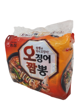 농심 오징어 짬뽕 멀티 124G x 5 x 8