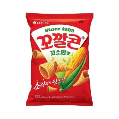 롯데 꼬깔콘 고소한 맛 134G x 12