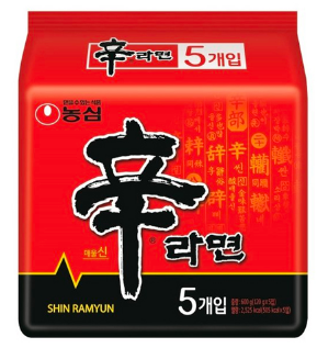 농심 신라면 멀티 5입 120G x 5 x 8