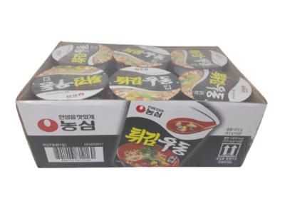 농심 튀김 우동 소컵 62G x 6