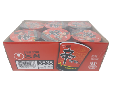농심 신라면 소컵 65G x 6
