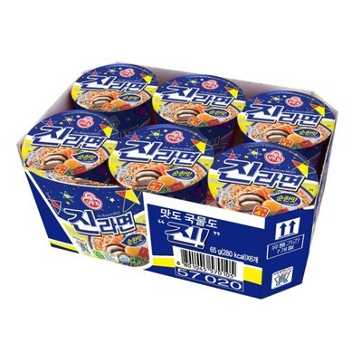 오뚜기 진라면 순한맛 소컵 65G x 6