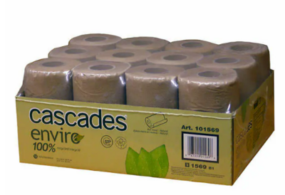 Roll Towel 갈색 핸드 타올 (심 없음) 12PK 920512