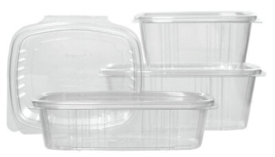 Enterprise AD08 Hinged Deli Container 8oz x 200