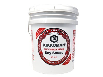 Sysco 7976149 Kikkoman Soy Sauce 키코만 간장 18.9L