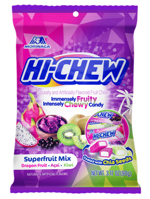 #15100 Wismettac Hi-Chew 하이츄 Superfruits Mix 90G x