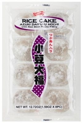 67044 Wismettac 모찌 Daifuku Mochi White 12.72oz x 24