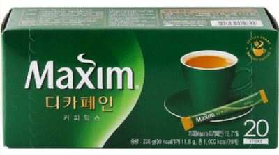 동서 맥심 디카페인 커피 믹스 236G x 24
