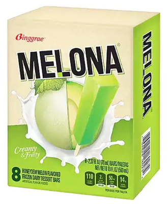 빙그레 메로나 아이스크림 (메론) 70ML x 8 x 8