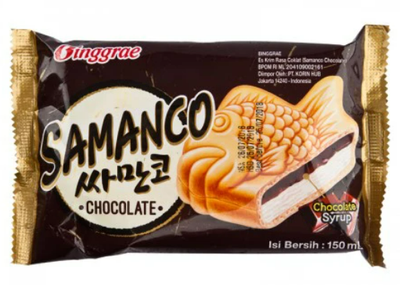 71232 Wismettac 빙그레 싸만코 Choco Samanco 4PC x 6