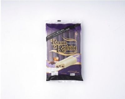 78080 357 Wismettac Chateraise 건포도 바 Rum Raisin 6 x 6