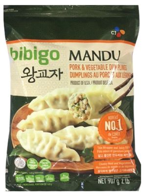 CJ 백설 비비고 왕교자 돼지고기 만두 907G x 12
