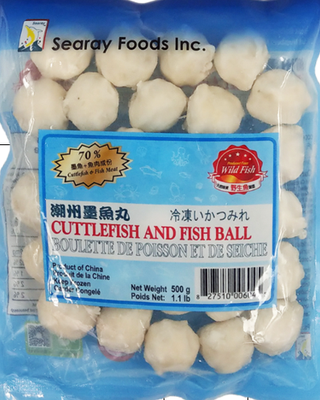 Searay Cuttlefish Fish Ball 갑 오징어 어묵 500G x 20