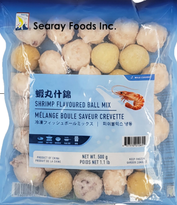 Searay Shrimp Flavoured Ball Mix 피쉬볼 믹스 어묵 500G x