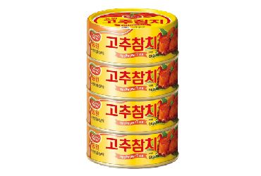 동원러브 3호 고추 참치 150G x 4 x 12