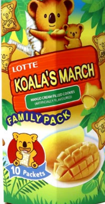 Wismettac 69122-08015 Lotte 코알라 KOALA NO MARCH MANGO 6.89OZ