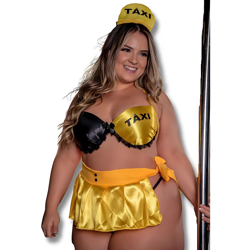 Disfraz Taxi Plus Size ✨