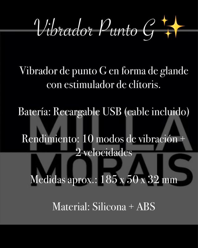 Vibrador Punto G ✨