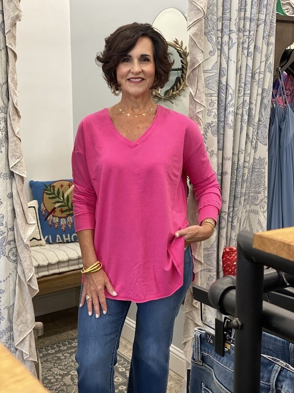 Z Supply Party Pink V-Neck Weekender Z Supply Party Pink V-Neck Weekender