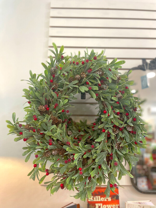 Mistletoe wreath 24