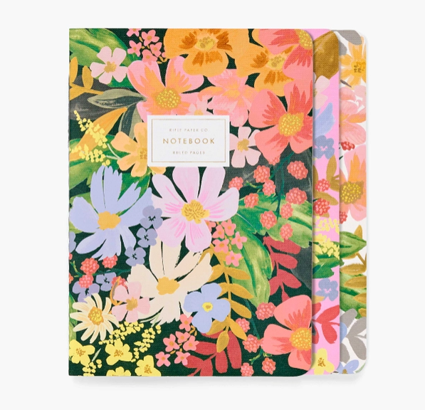 Marguerite Notebook set of 3