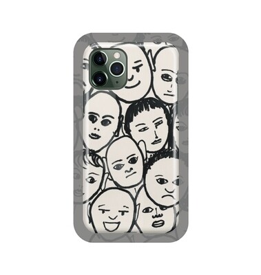 Deelefoon Hille / Cellphone Case "Heads"