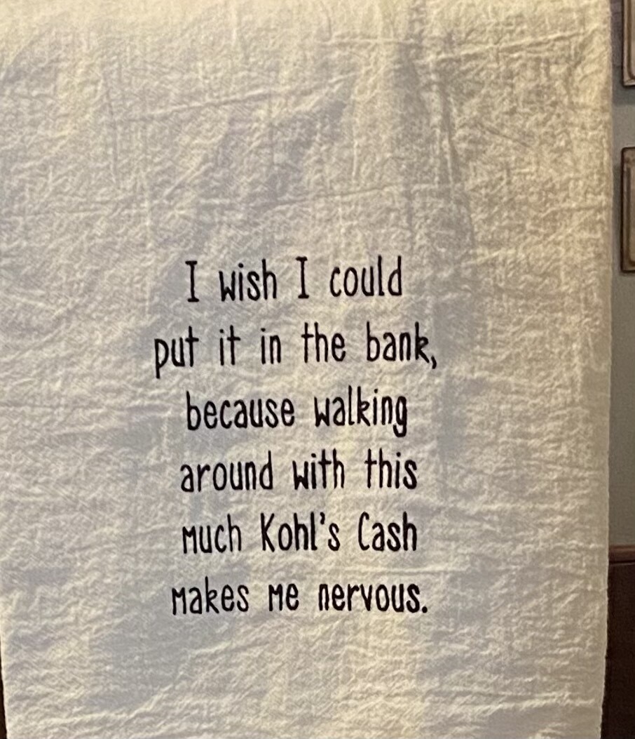 Kohls Cash Towel