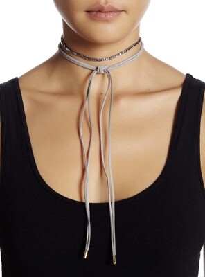 Suede Wrap Necklace