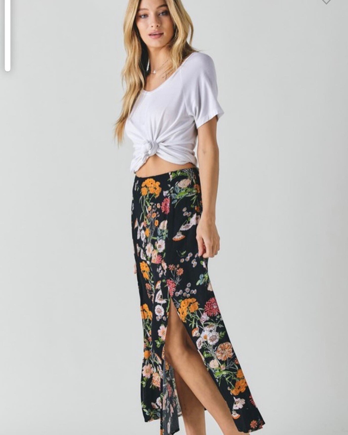 Floral Maxi Skirt (S)