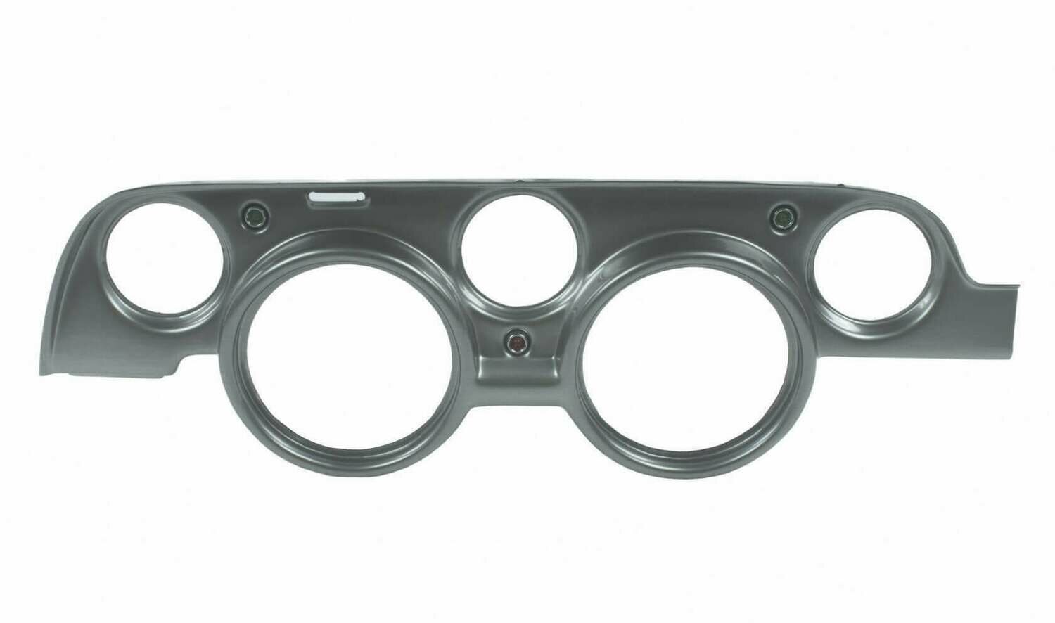 1967-1968 Mustang Gauge Bezel Set- Grey Sterling