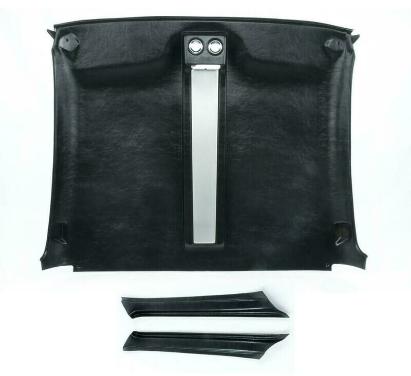 1965-1966 One-Piece Fastback Headliner with Overhead Console