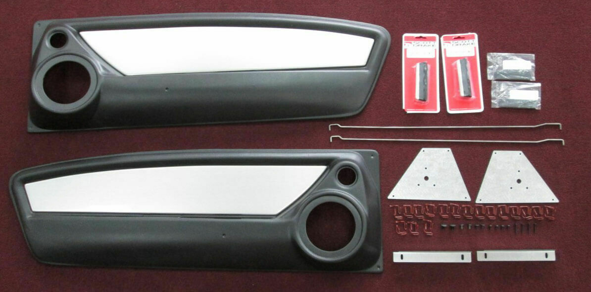 Right Side Deluxe Interior Door Handle Shaft Remote Link Plate For 1965-1966 Ford Mustang