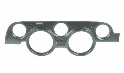 1967-1968 Mustang Gauge Bezel Set- Grey Sterling
