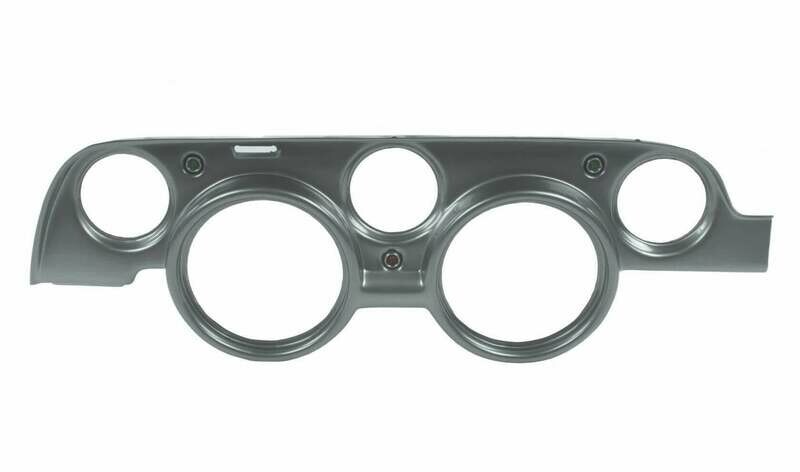 1967-1968 Mustang Gauge Bezel Set- Grey Sterling 1967-1968 Mustang Gauge Bezel Set- Grey Sterling