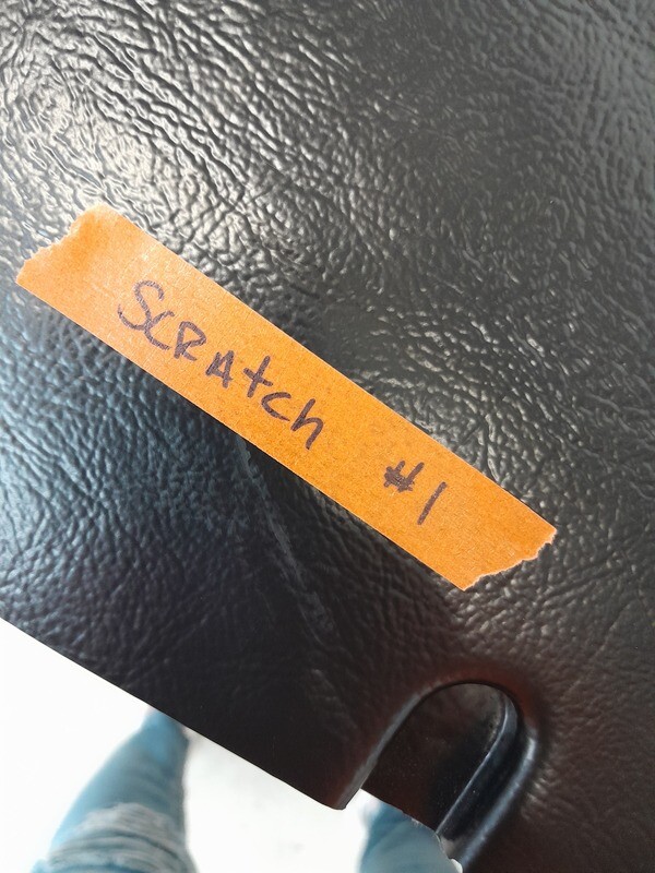 1969-70 Passenger Side Rear Interior Panel-Blem #1