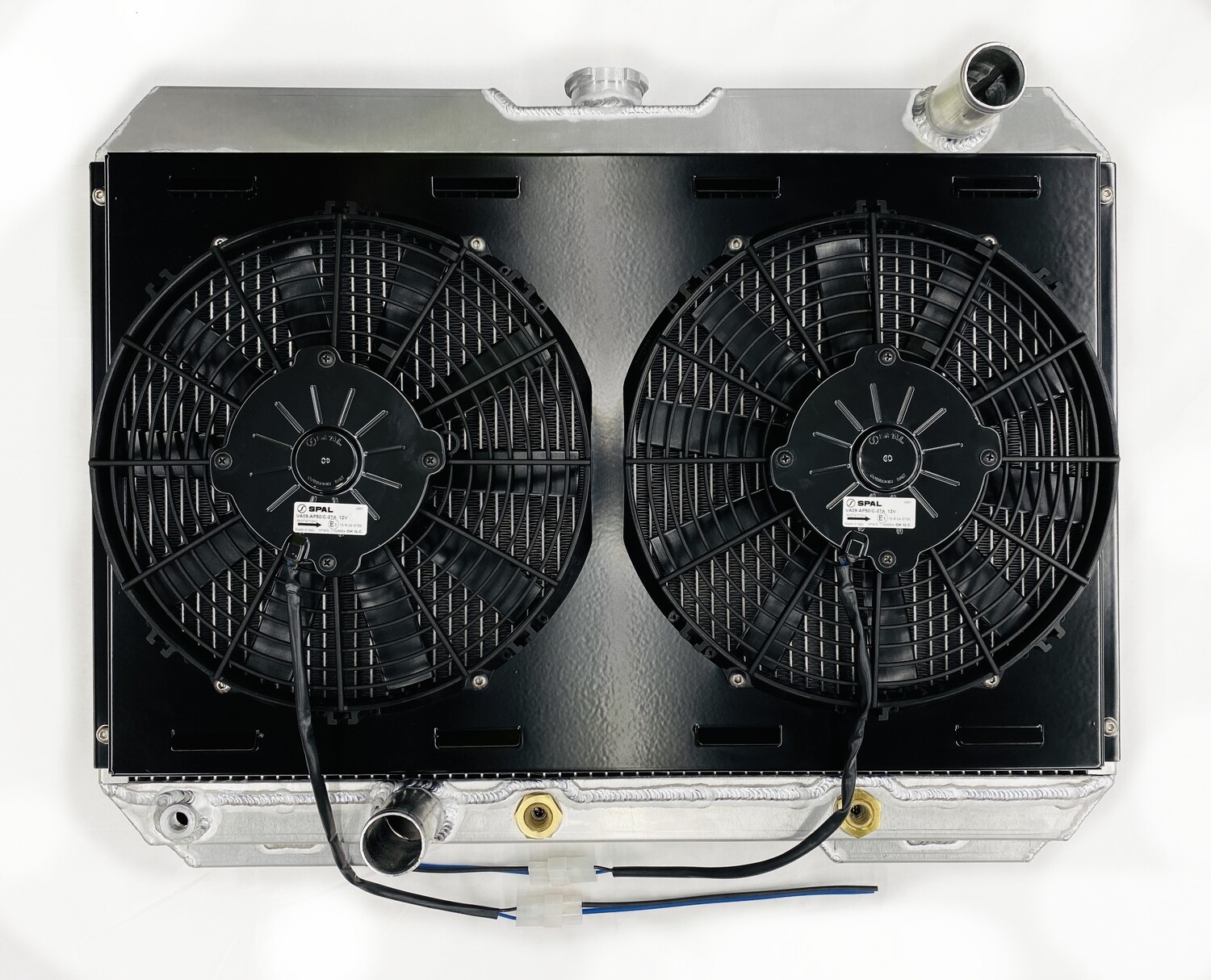 1965-1970 Aluminum Radiator w/Fans    Coyote / Non-Coyote