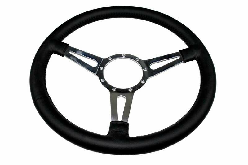 1965-1970 Black Moto-Lita Steering Wheel