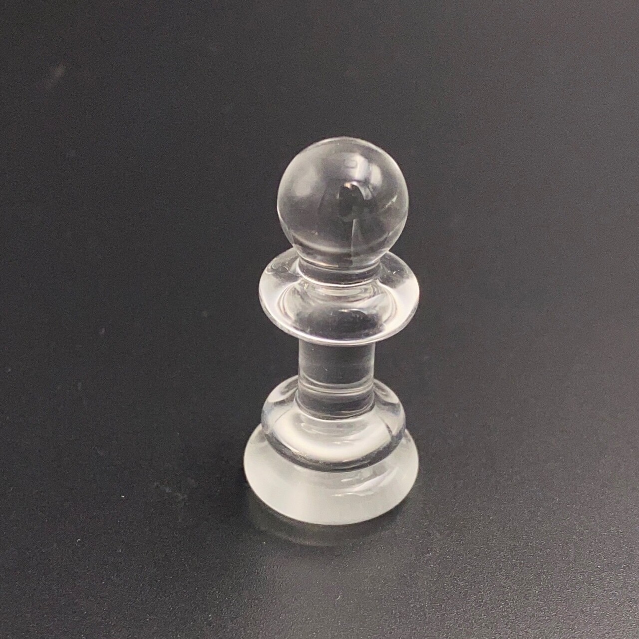 Dispersion Glass (FL) Clear Chess Piece