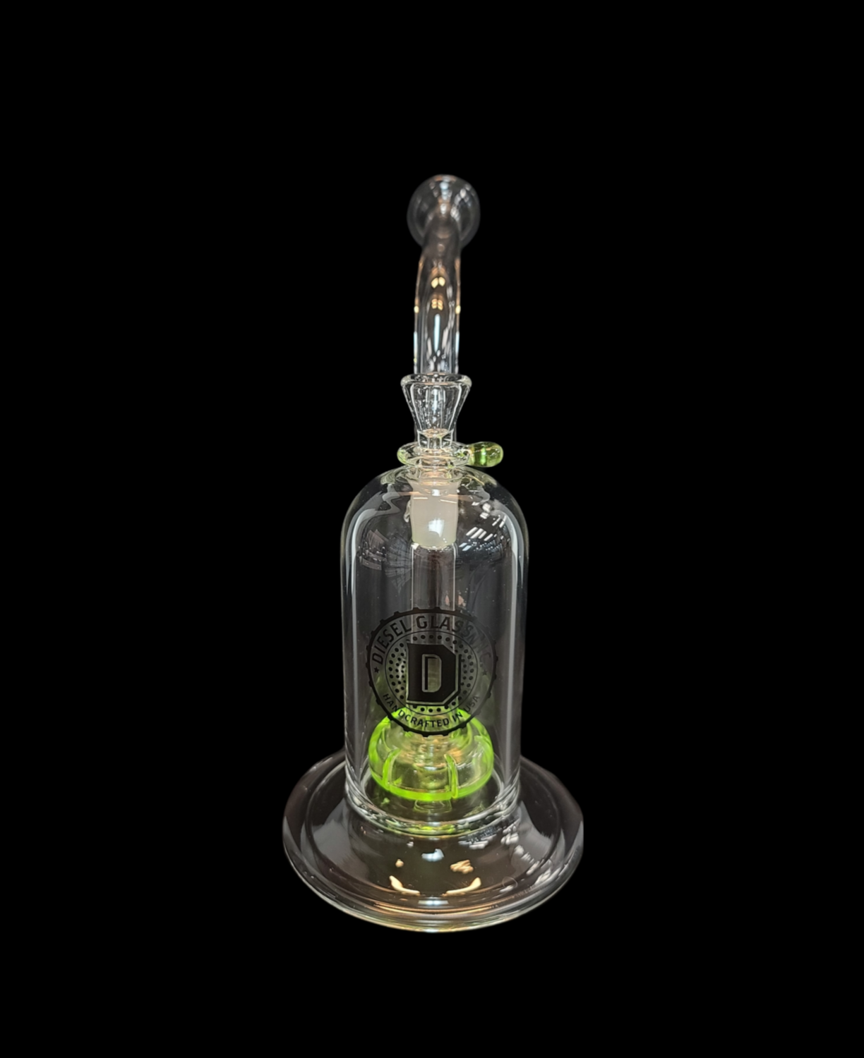 Diesel Glass (FL) 65x5 Color Showerhead Perc Bubbler - Haterade