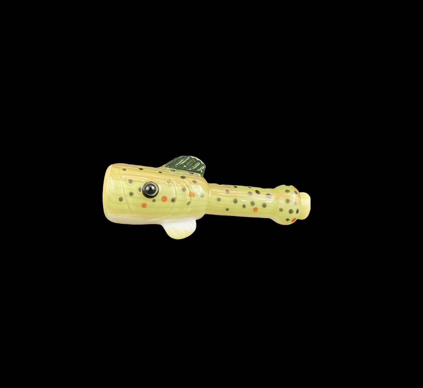 603 Glass (NH) Chillum - Brown Trout without Pendant Loop