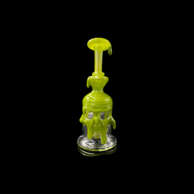 Grime Glass (CO) Drip Skull Rig - Timber