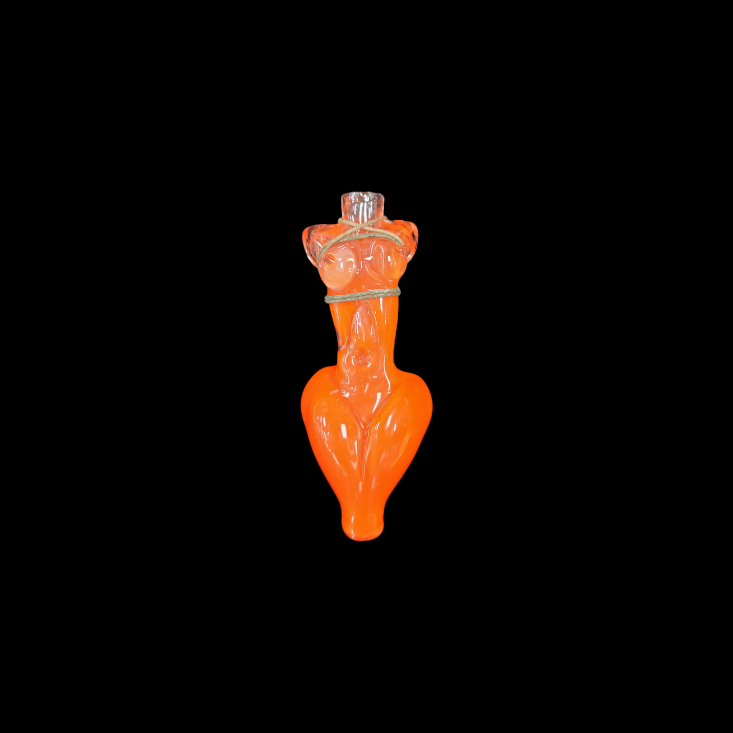 KT Scissorbaby (FL) #22 PackThatAssUp Pipe - Full Color Ghost Orange Crayon