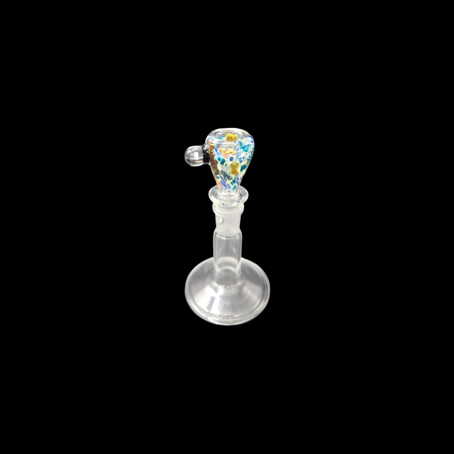 Hitwell Glass (CA) 14mm ISO Slide w Opal - Silver Fume - A