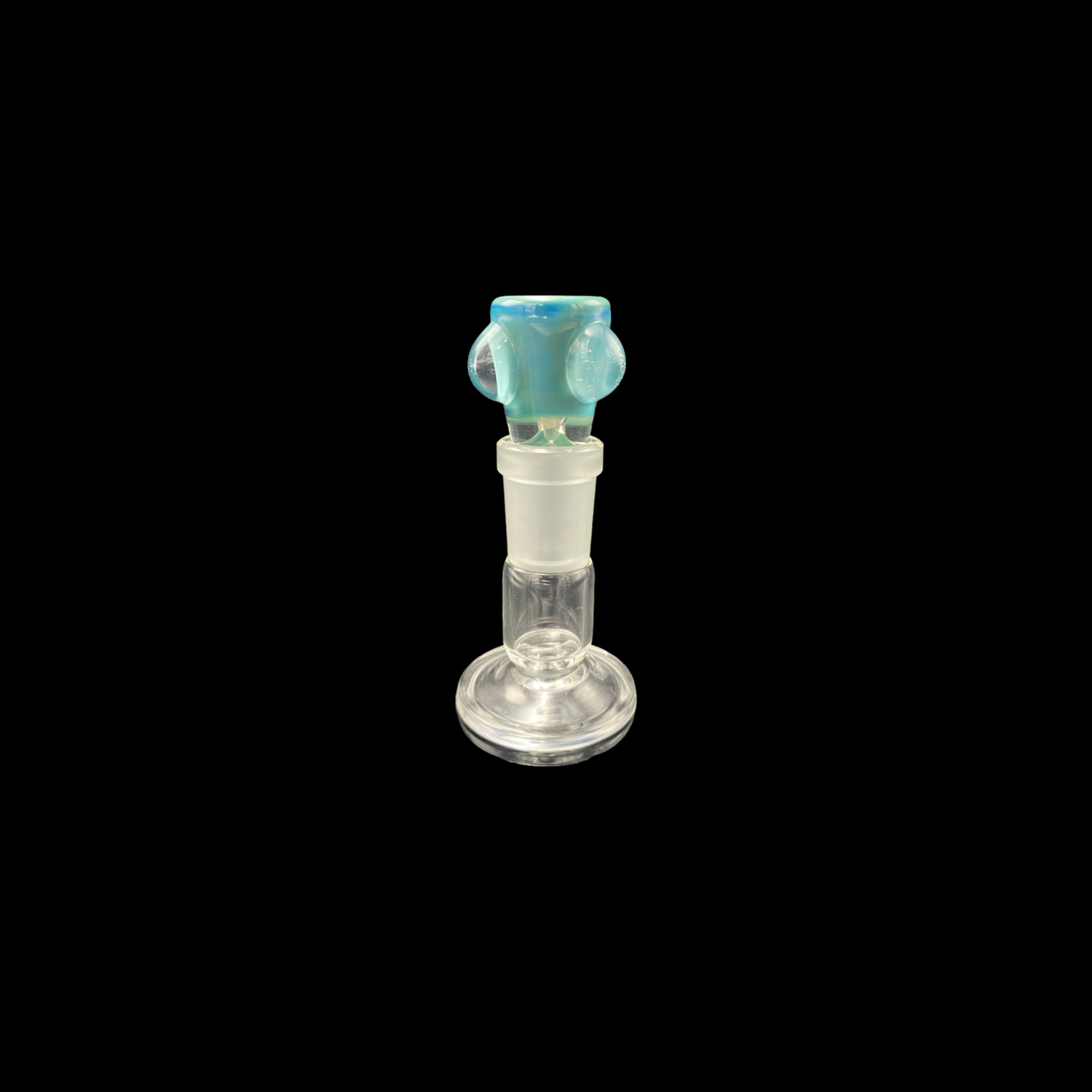 Dustorm Glass (CA) 14mm Martini Slide - Peacock Chameleon