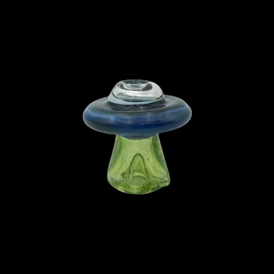 Ghost Glass (IL) UFO Spinner Cap with Pair of Terp Pearls