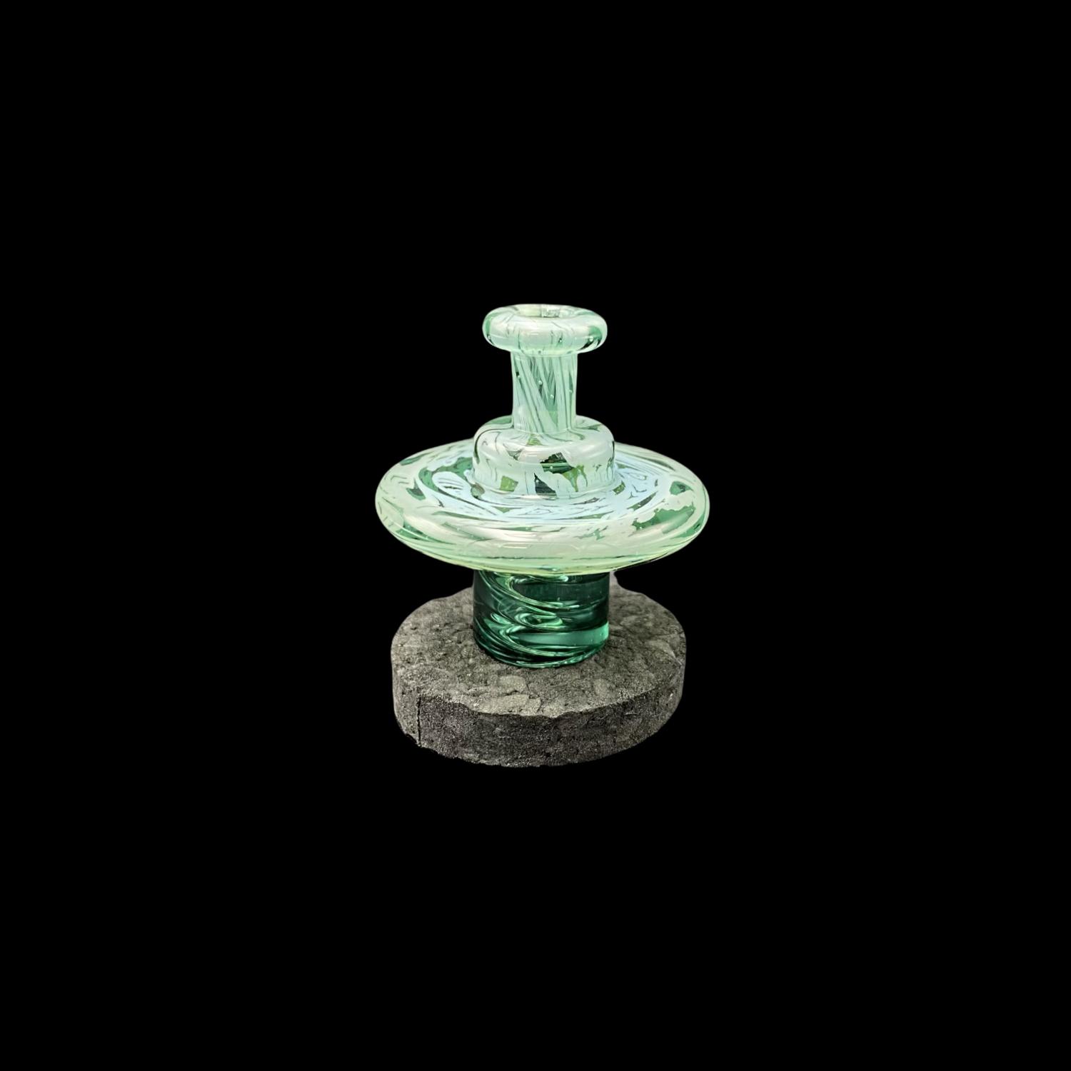 Electro_B (FL) Green Spinner Cap - Floral Design