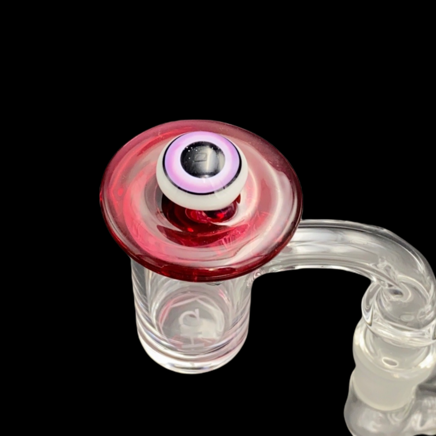 Obi Wook Glass (DE)  Eyeball Spinner Cap -  Gold Ruby