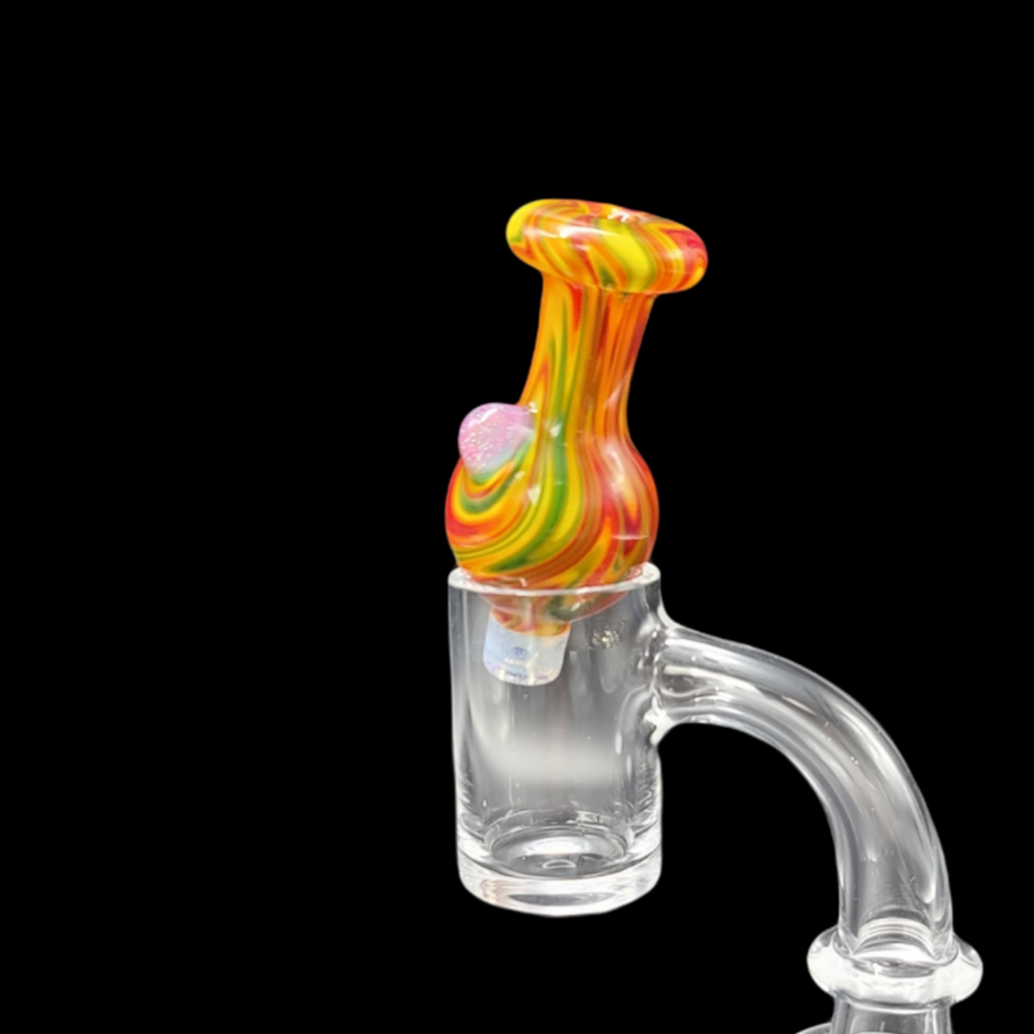 CreepySpooky Glass (FL) Bubble Cap #1 - Chile Verde 
