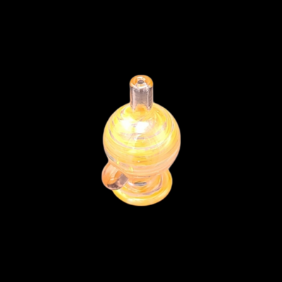 Strawberry Glass (FL) Bubble Cap w Color Accent - Rozay