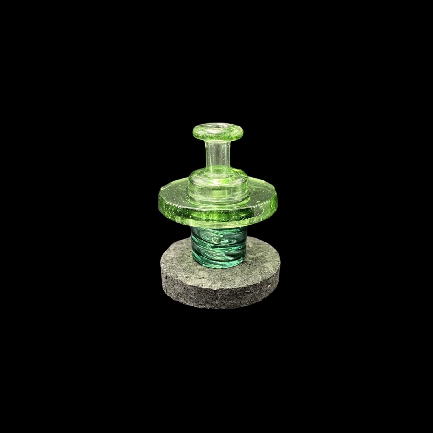 Electro B (FL) Green Stardust Faceted Spinner Cap
